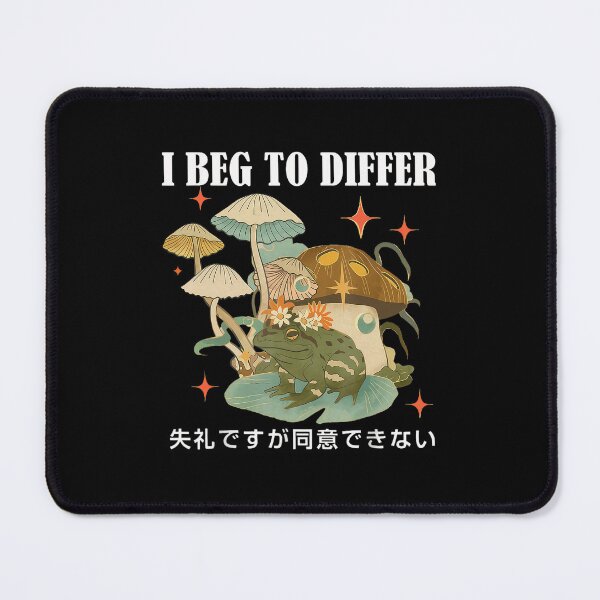 Item preview, Funny I Beg To Differ Frog Japanese Frog designed and sold by spirorinin.
