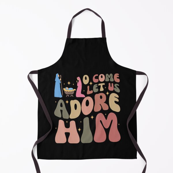 Item preview, O Come Let Us Adore Him Groovy Christmas Jesus Christian designed and sold by Arfurneauxt.