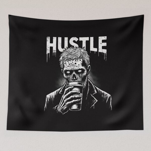 Item preview, Zombie Coffee Lover - Hustle Fuel T-Shirt Design designed and sold by gittuska11.