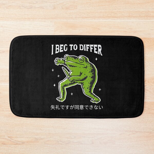 Item preview, Funny I Beg To Differ Frog Japanese designed and sold by spirorinin.