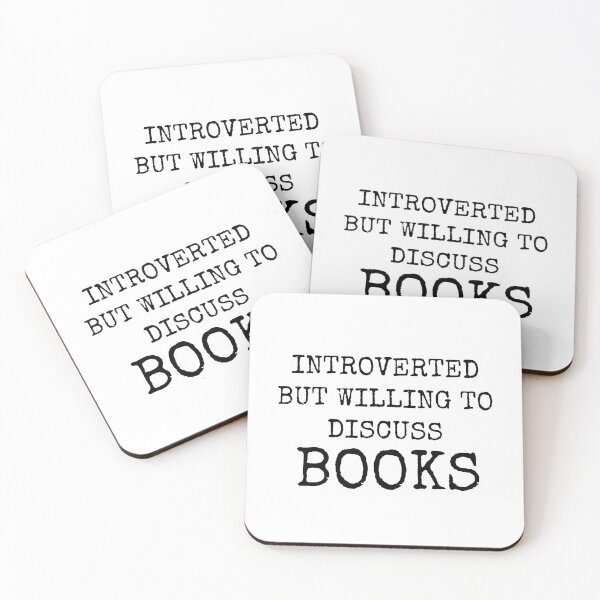 Item preview, Introverted but willing to discuss books designed and sold by Inspirationmotivation.