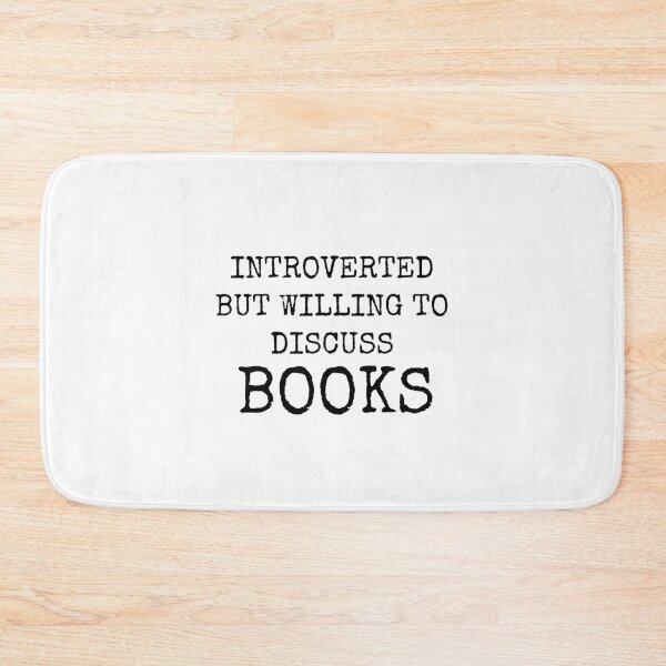 Item preview, Introverted but willing to discuss books designed and sold by Inspirationmotivation.