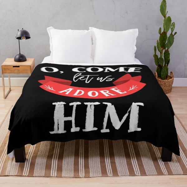Item preview, O Come Let Us Adore Him Jesus Believer God Faith Christ designed and sold by Arfurneauxt.