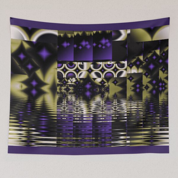 Item preview, Purple Star Reflections designed and sold by pinkal.