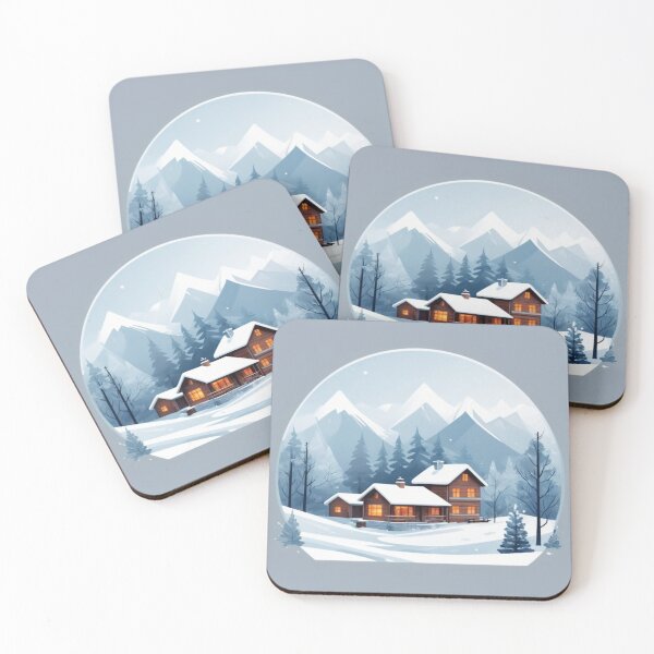 Item preview, Snowy Winter Theme Forest designed and sold by DropTShop.