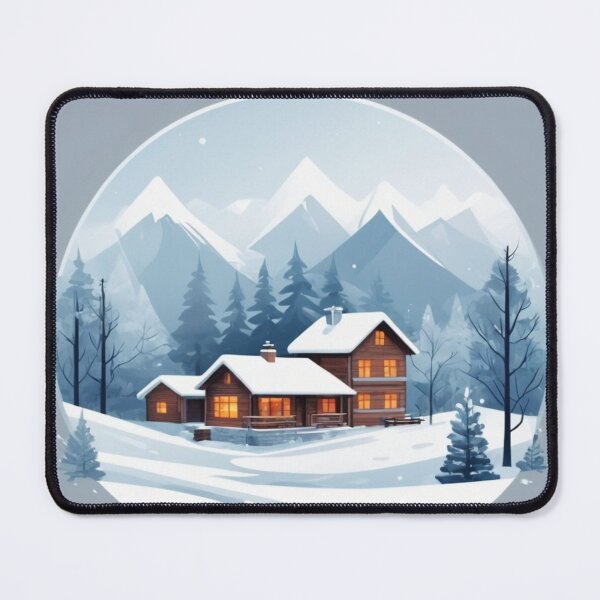Item preview, Snowy Winter Theme Forest designed and sold by DropTShop.