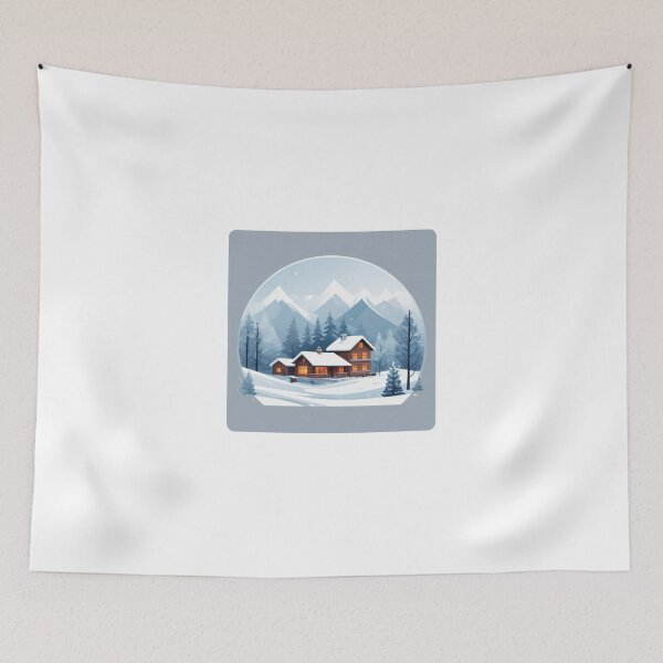 Item preview, Snowy Winter Theme Forest designed and sold by DropTShop.