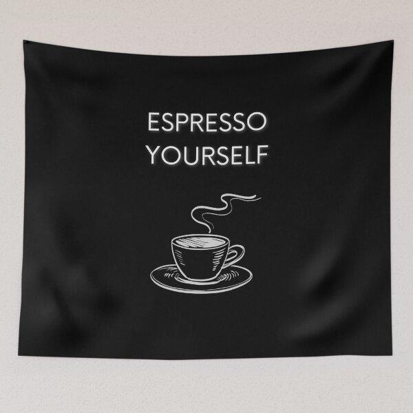 Item preview, Espresso Yourself - Coffee Lover's Design designed and sold by Weargod.