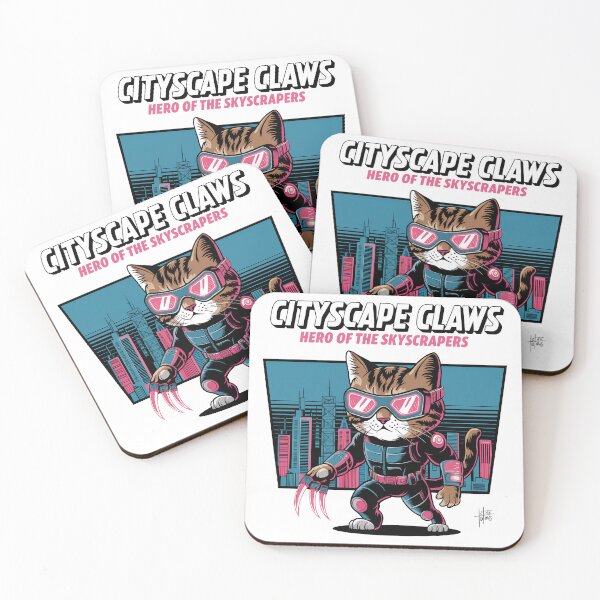 Item preview, Cityscape Claws - Hero of the Skyscrapers designed and sold by ObjCrea123.