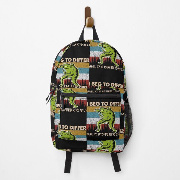 Item preview, I Beg To Differ Frog Japanese Amphibian Frog Humor Joke designed and sold by spirorinin.
