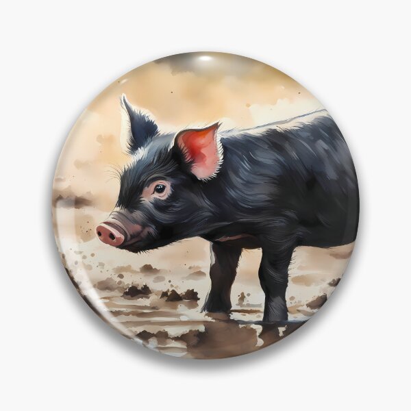 Item preview, Black Piglet  designed and sold by CalmnessbyChoice.