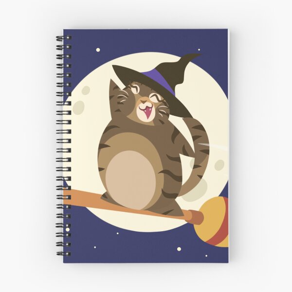 Item preview, Picles the Cat: Witchy Ride designed and sold by Kyna Arts.