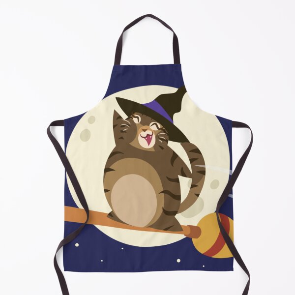 Item preview, Picles the Cat: Witchy Ride designed and sold by Kyna Arts.