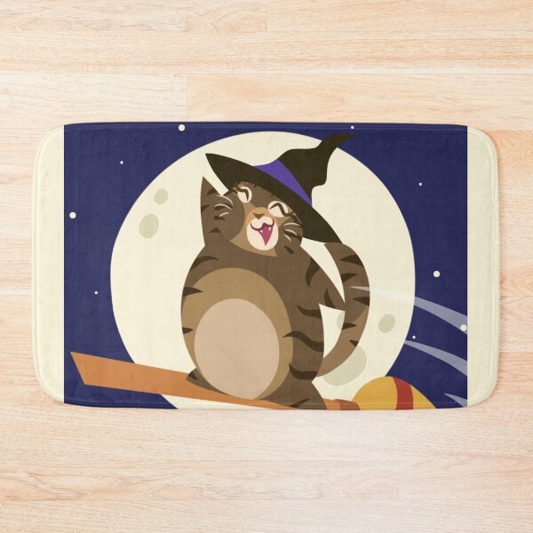 Item preview, Picles the Cat: Witchy Ride designed and sold by Kyna Arts.