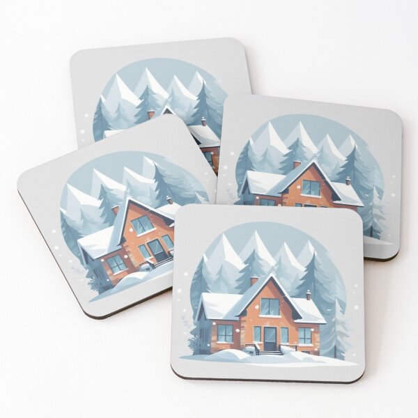 Item preview, Snowy Winter Theme Forest designed and sold by DropTShop.