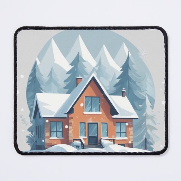 Item preview, Snowy Winter Theme Forest designed and sold by DropTShop.
