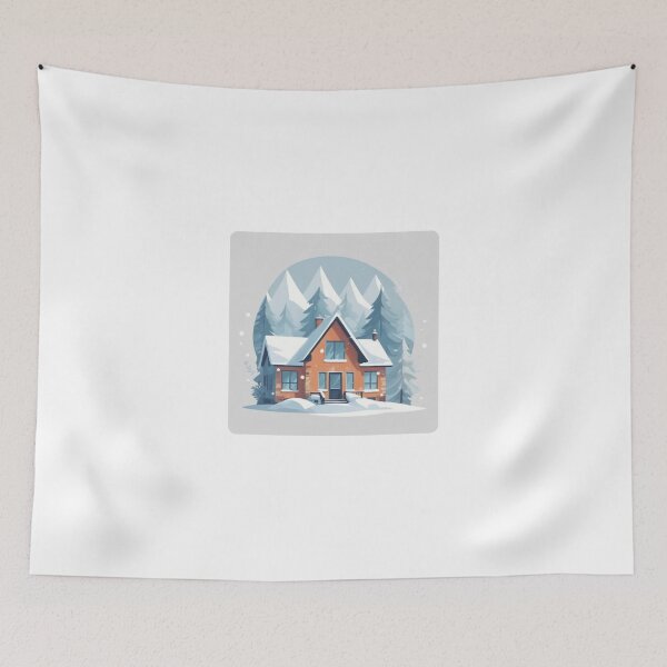 Item preview, Snowy Winter Theme Forest designed and sold by DropTShop.