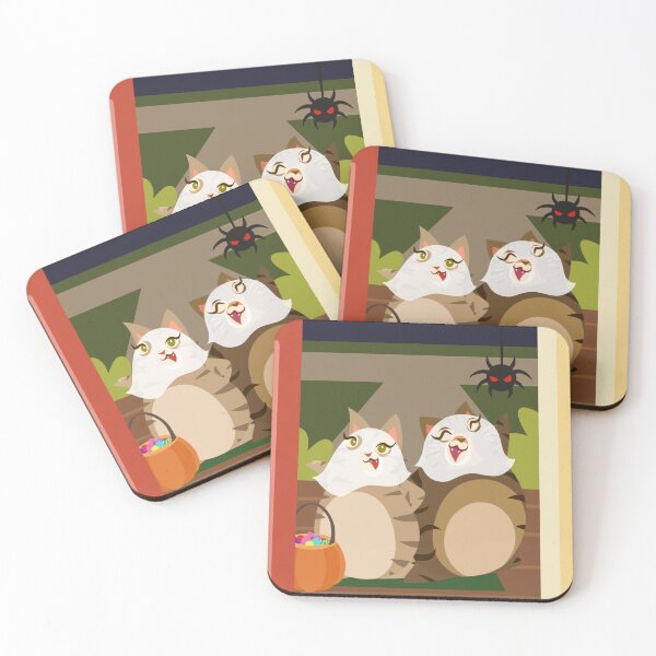 Item preview, Pickles and Olive the Cats: Ghostly Treats designed and sold by Kyna Arts.