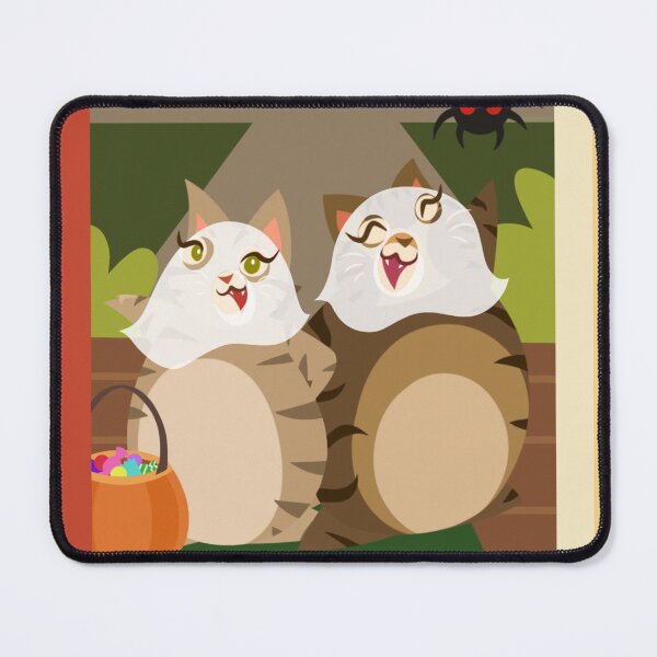 Item preview, Pickles and Olive the Cats: Ghostly Treats designed and sold by Kyna Arts.