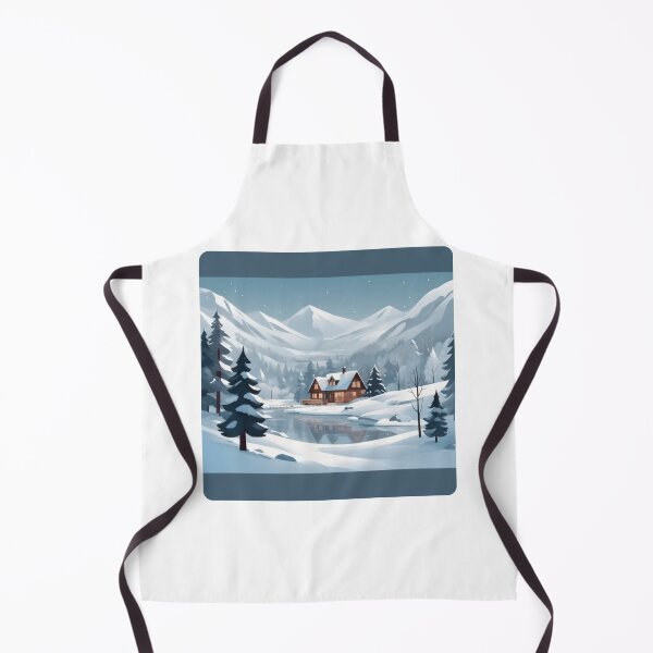 Item preview, Snowy Winter Forest Cabin designed and sold by DropTShop.