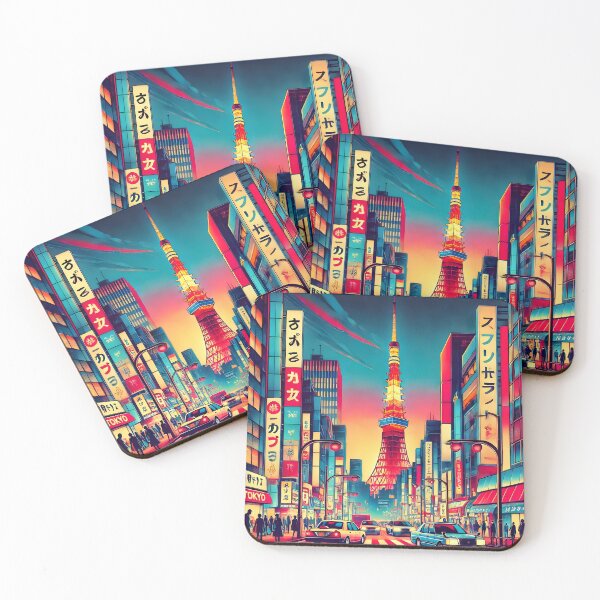 Item preview, Tokyo Retro Nights designed and sold by unrealartwork.