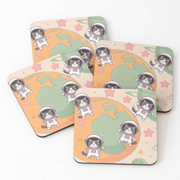 Item preview, Astro cats designed and sold by coloursforkids.