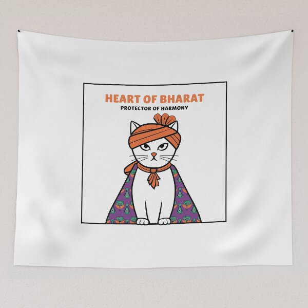Item preview, Heart of Bharat - Protector of Harmony designed and sold by ObjCrea123.