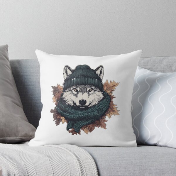 Item preview, Autumn wolf designed and sold by krabbaraban.