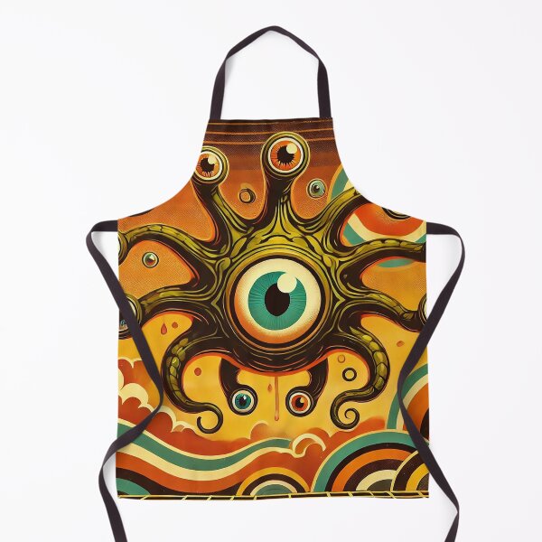 Item preview, Retro Beholder | Vintage Monster Art Print designed and sold by PlasticAuto.