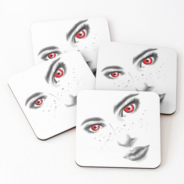 Item preview, Beautiful young woman with red eyes. designed and sold by NangKittipong.