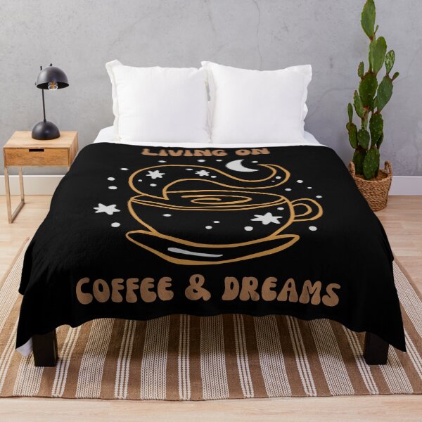 Item preview, Living on coffee and dreams designed and sold by alignedLife.