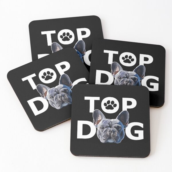Item preview, Top Dog Blue Frenchie designed and sold by Just-Arts-4U.
