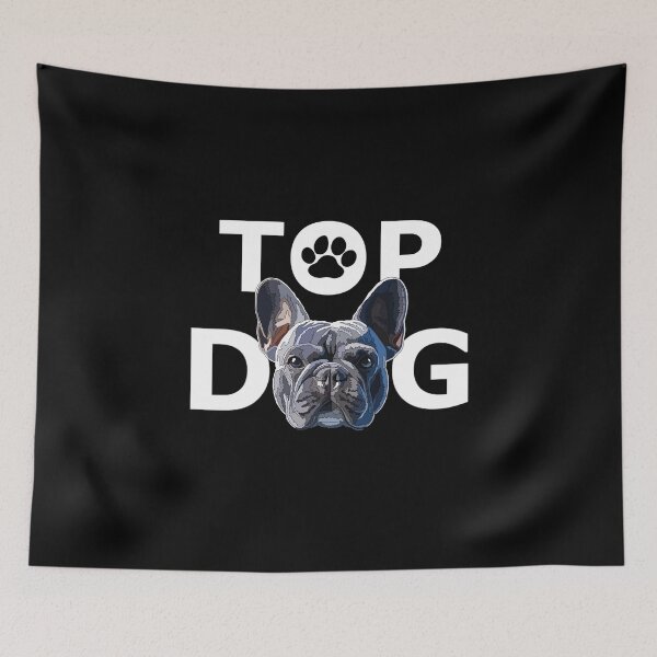 Item preview, Top Dog Blue Frenchie designed and sold by Just-Arts-4U.