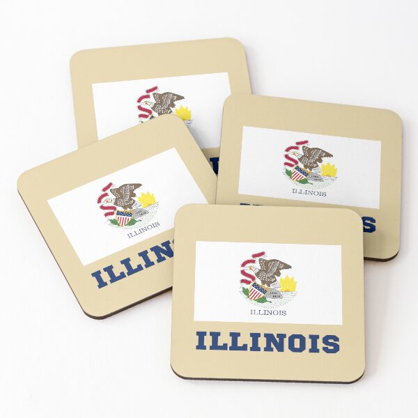 Item preview, Illinois - Flag of State designed and sold by Amazing States of America.