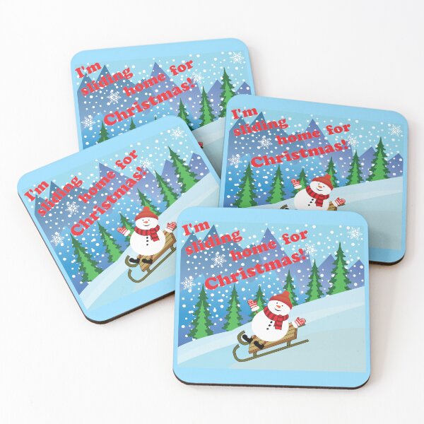 Item preview, I'm sliding home for Christmas! designed and sold by MiPa78.