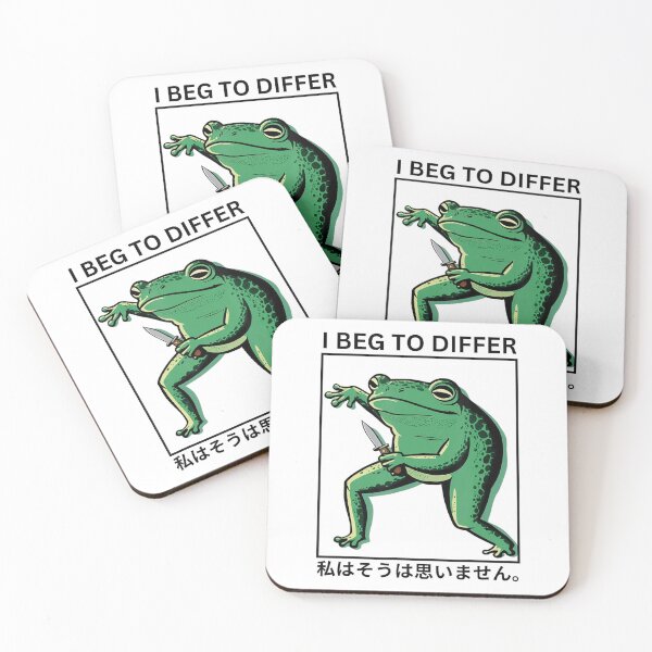 Item preview, I Beg To Differ Frog Japanese Frog designed and sold by spirorinin.