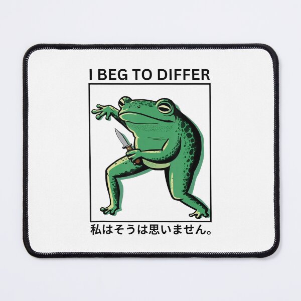 Item preview, I Beg To Differ Frog Japanese Frog designed and sold by spirorinin.