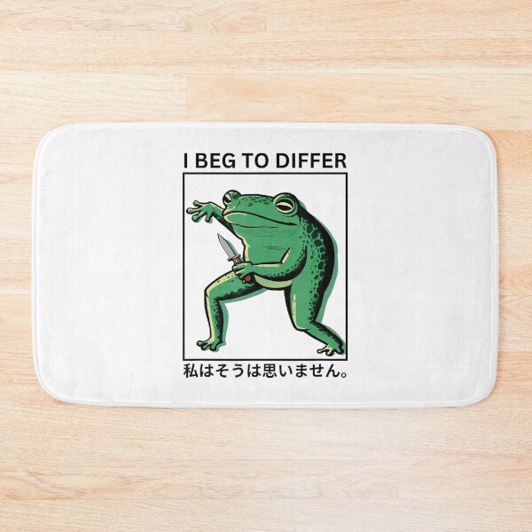 Item preview, I Beg To Differ Frog Japanese Frog designed and sold by spirorinin.