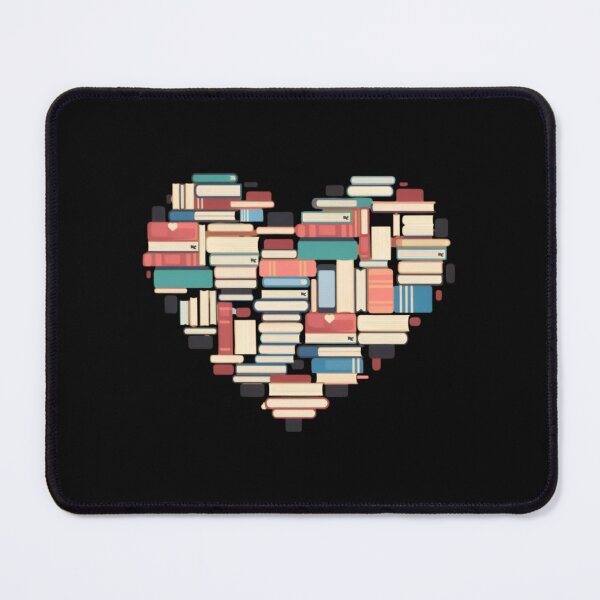 Item preview, Book Lover Heart Shape reading club Librarian Library gifts designed and sold by SOUFIANE1991.