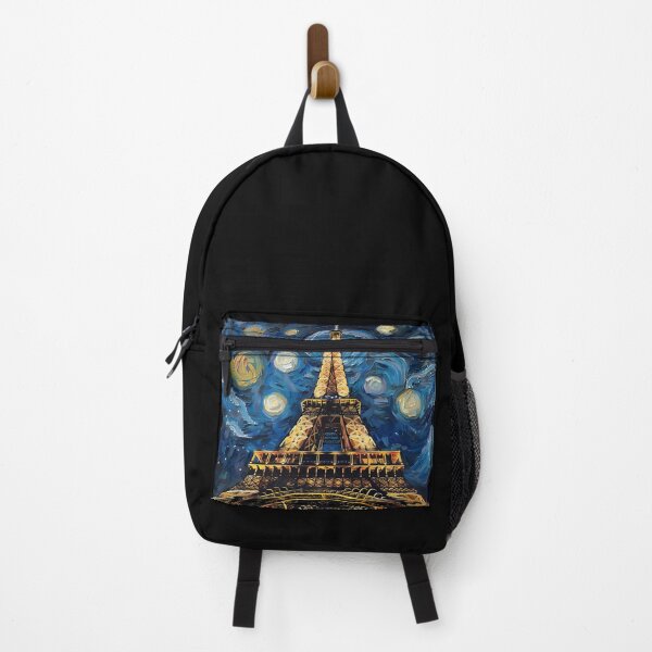Aperçu de l'œuvre Nuit étoilée à Paris Vincent Van Gogh Nuit étoilée Tour Eiffel créée et vendue par Vangoholic.