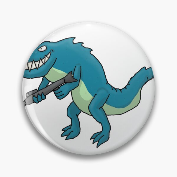 Item preview, Grinning Lizard With rocket launcher designed and sold by LewisJ-Designs.