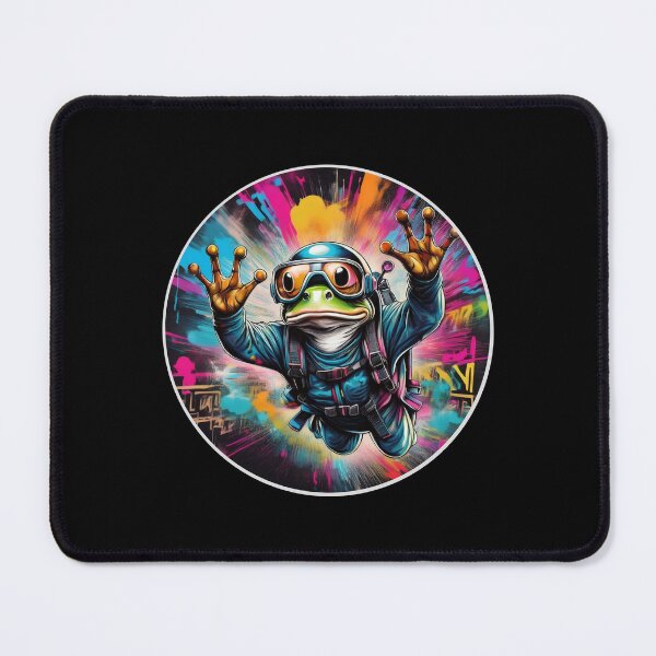 Item preview, Graffitti Sky diving Frog designed and sold by Boxing Kangaroo Retail Company.