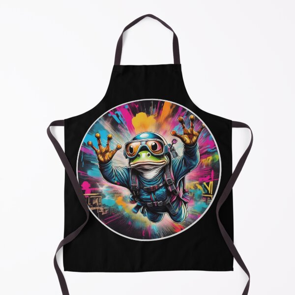 Item preview, Graffitti Sky diving Frog designed and sold by Boxing Kangaroo Retail Company.