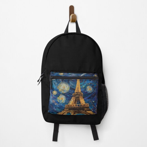 Aperçu de l'œuvre Nuit étoilée à Paris Vincent Van Gogh Nuit étoilée Tour Eiffel créée et vendue par Vangoholic.