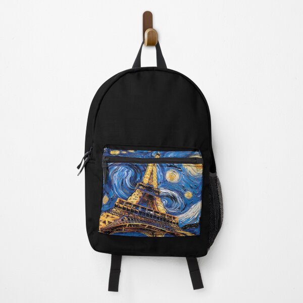 Aperçu de l'œuvre Nuit étoilée à Paris Vincent Van Gogh Nuit étoilée Tour Eiffel créée et vendue par Vangoholic.