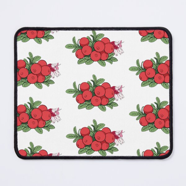 Item preview, Cranberry Flower and Plant Illustration – Bright Nature-Inspired Art designed and sold by twoSevenfour Gifts.