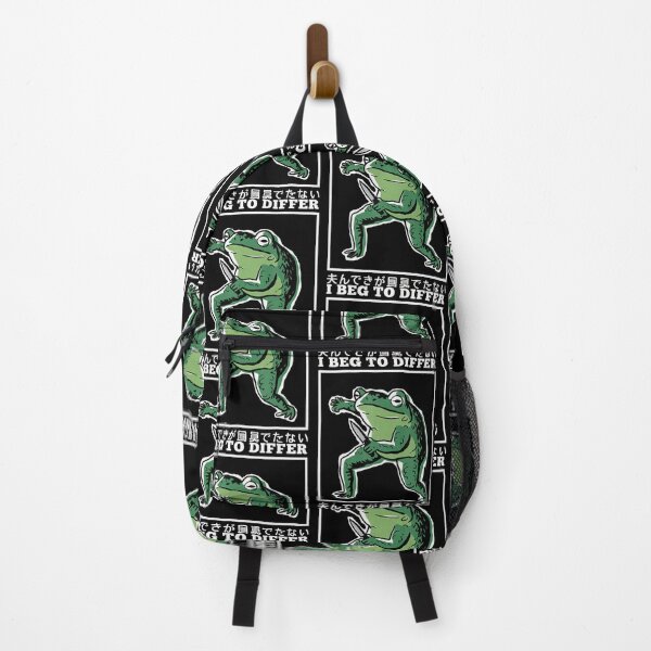 Item preview, I Beg To Differ Frog Japanese Funny Meme designed and sold by spirorinin.