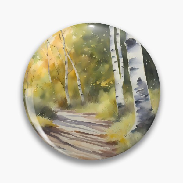 Item preview, Sunny Birch Trees Pathway designed and sold by CalmnessbyChoice.