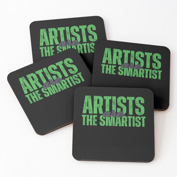 Item preview, vintage artist art quote Artists are the smartist cool artist box designed and sold by LuxeGraphix.