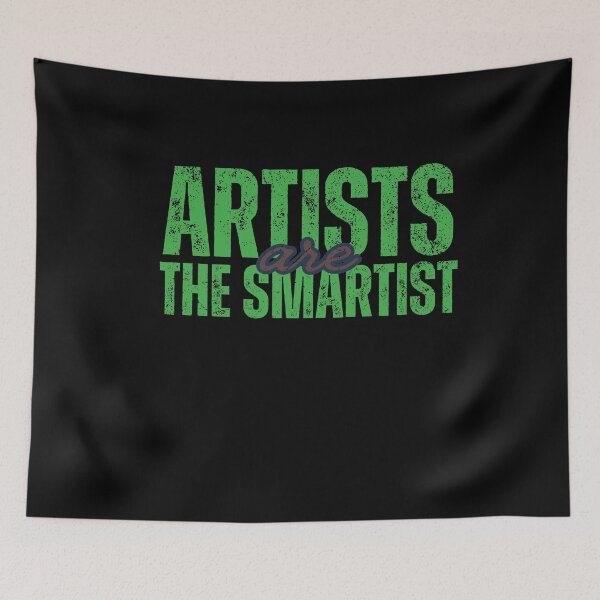 Item preview, vintage artist art quote Artists are the smartist cool artist box designed and sold by LuxeGraphix.